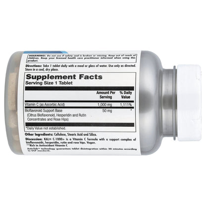 KAL, C 1000+, Mega Potency, 100 Tablets
