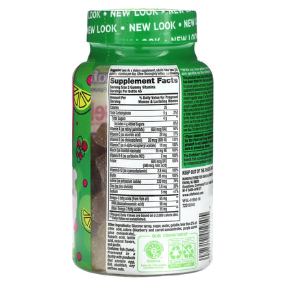 VitaFusion, PreNatal Gummy Vitamins , Natural Raspberry Lemonade, 90 Gummies