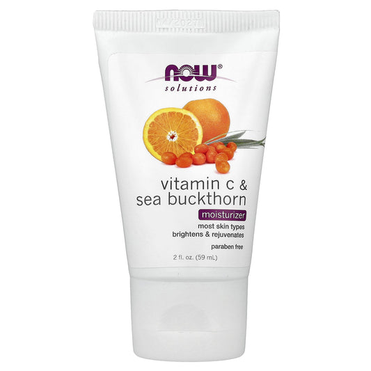 NOW Foods, Solutions, Vitamin C & Sea Buckthorn Moisturizer, 2 fl oz (59 ml)