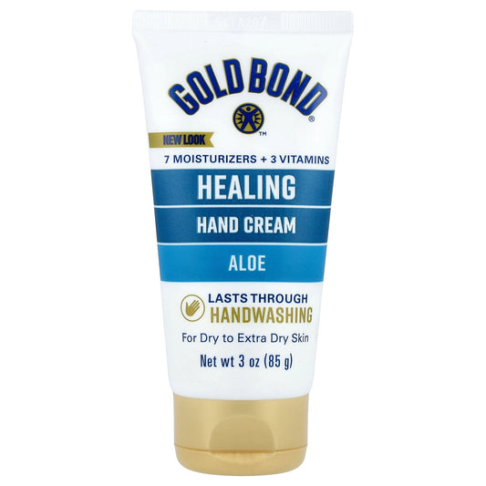 Gold Bond, Healing Hand Cream, For Dry To Extra Dry Skin, Aloe, 3 oz (85 g)
