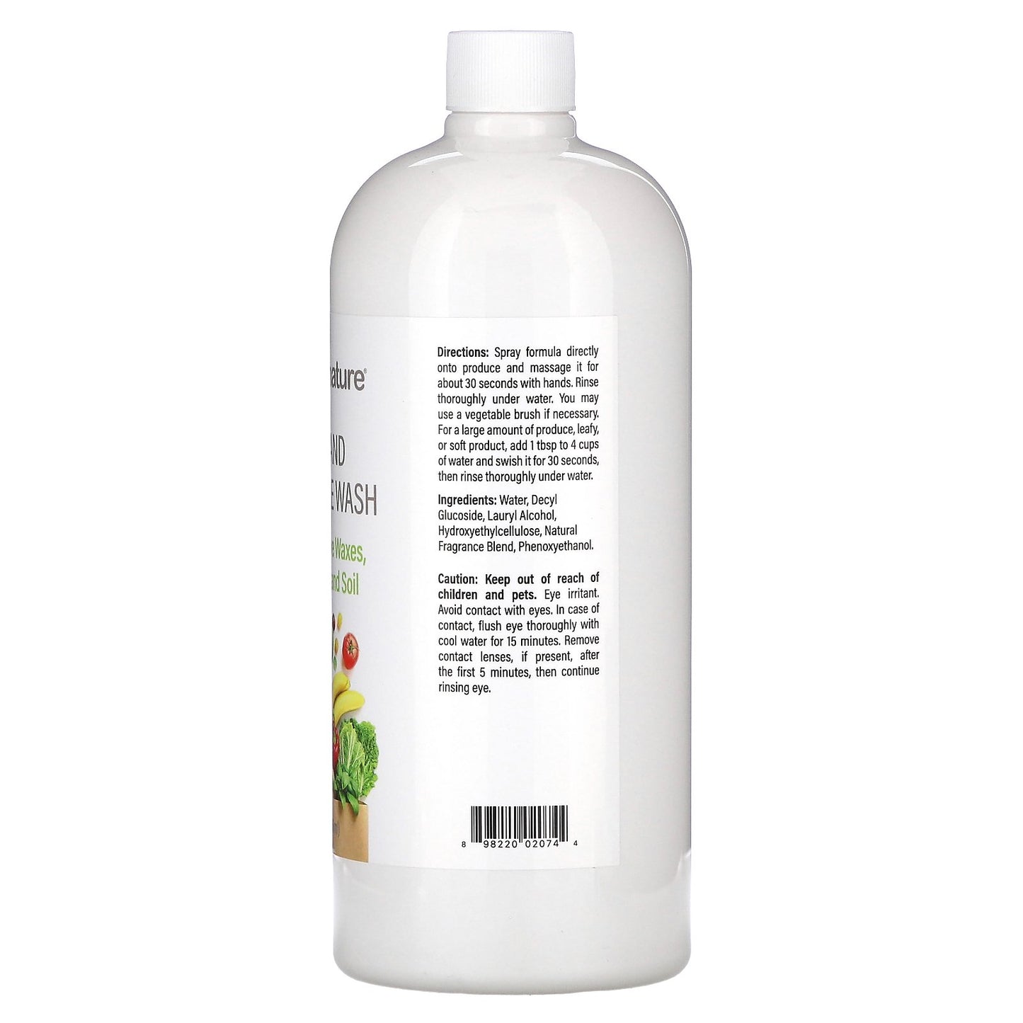 Mild By Nature, Fruit and Vegetable Wash, 32 fl oz (946 ml)