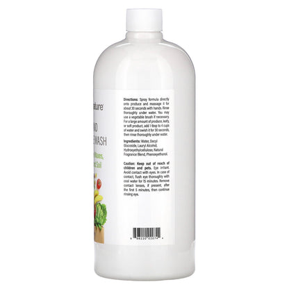 Mild By Nature, Fruit and Vegetable Wash, 32 fl oz (946 ml)