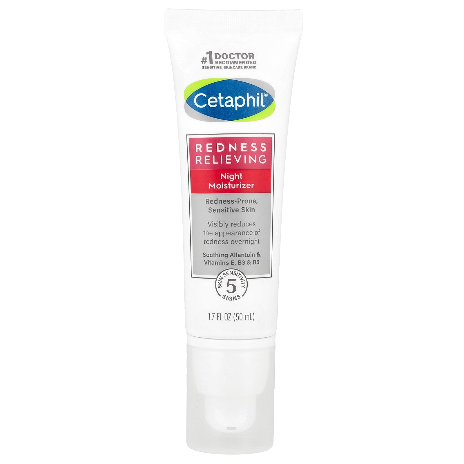 Cetaphil, Redness Relieving, Night Moisturizer, 1.7 fl oz (50 g)