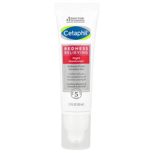 Cetaphil, Redness Relieving, Night Moisturizer, 1.7 fl oz (50 g)