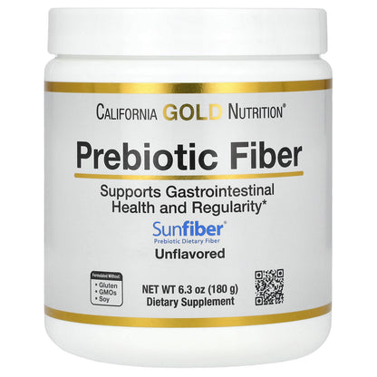 California Gold Nutrition, Prebiotic Fiber, 6.3 oz (180 g)