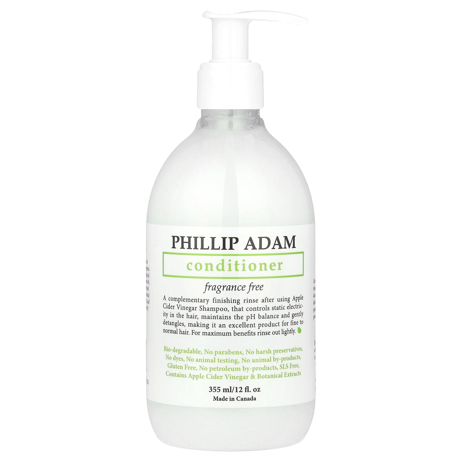 Phillip Adam, Conditioner, Fragrance Free, 12 fl oz (355 ml)