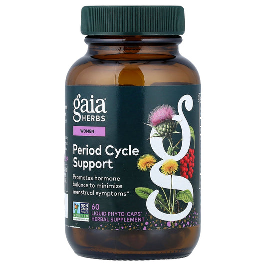 Gaia Herbs, Women, Period Cycle Support , 60 Liquid Phyto-Caps®