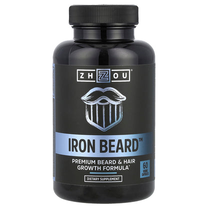 Zhou Nutrition, Iron Beard™, 60 Veggie Capsules