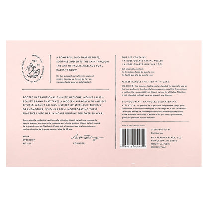 Mount Lai, The Rose Quartz Facial Spa Set, 2 Piece Set