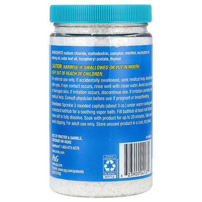 Vicks, VapoBath™, Bath Crystals, Soothing Vapors, 15 oz (425 g)