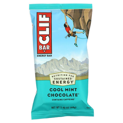 Clif Bar, Energy Bars, Cool Mint Chocolate, 12 Bars, 2.40 oz (68 g) Each