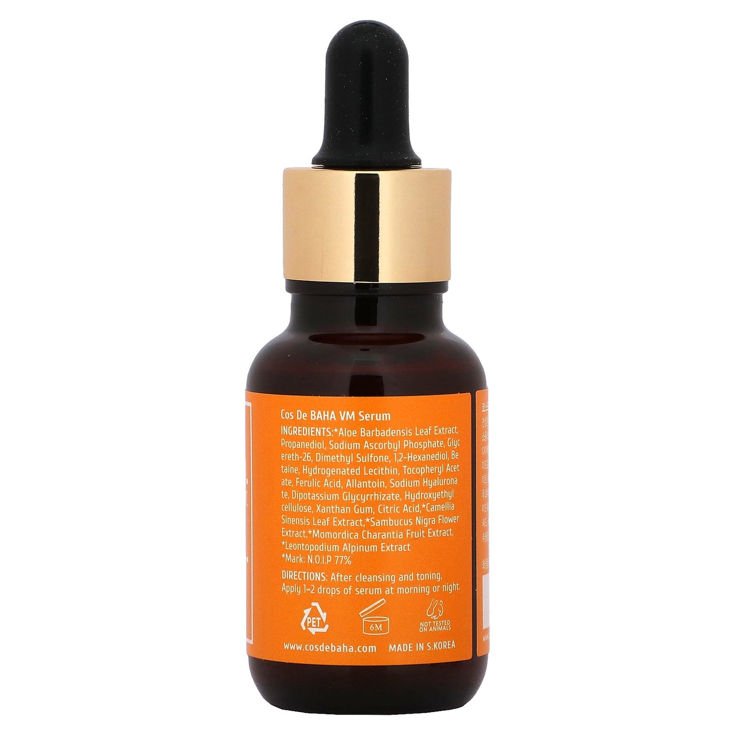 Cos De BAHA, VM, Vitamin C MSM Serum, 1 fl oz (30 ml)