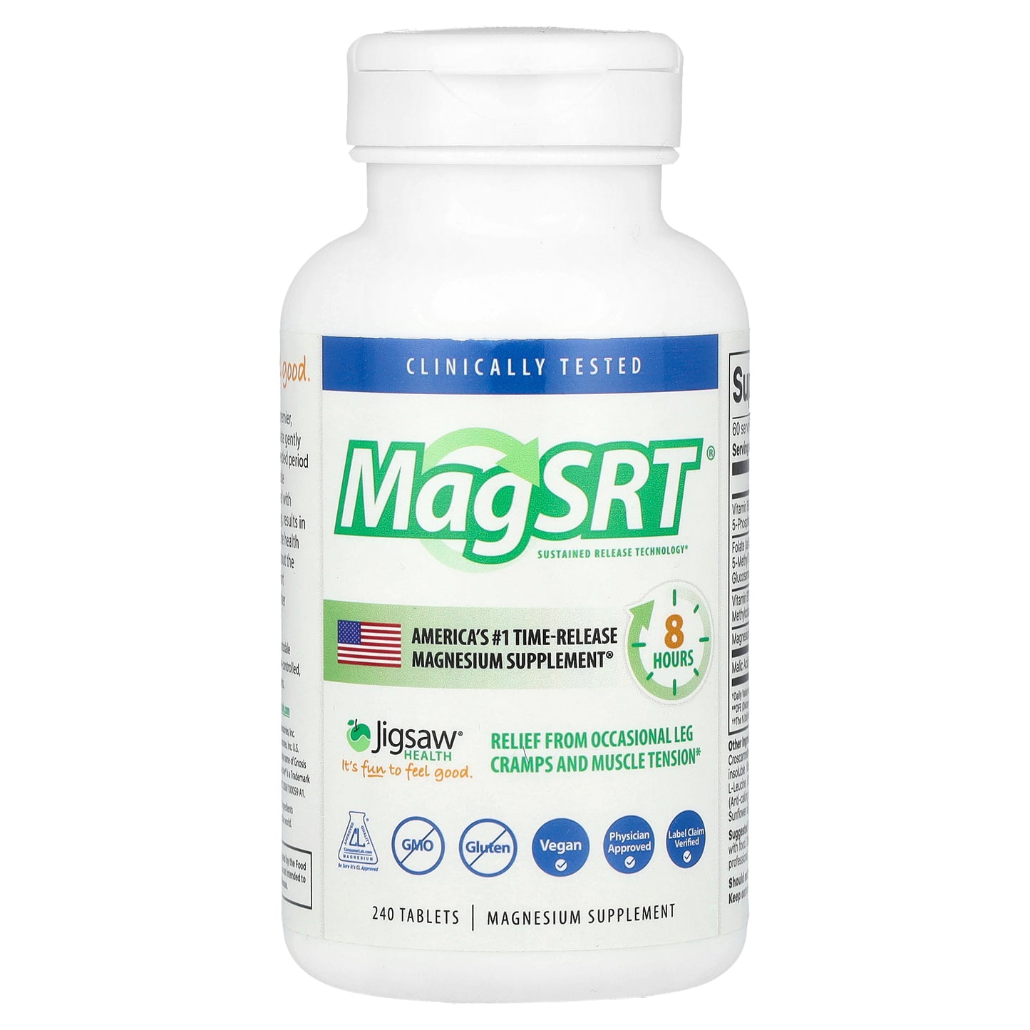 Jigsaw Health, MagSRT®, 240 Tablets