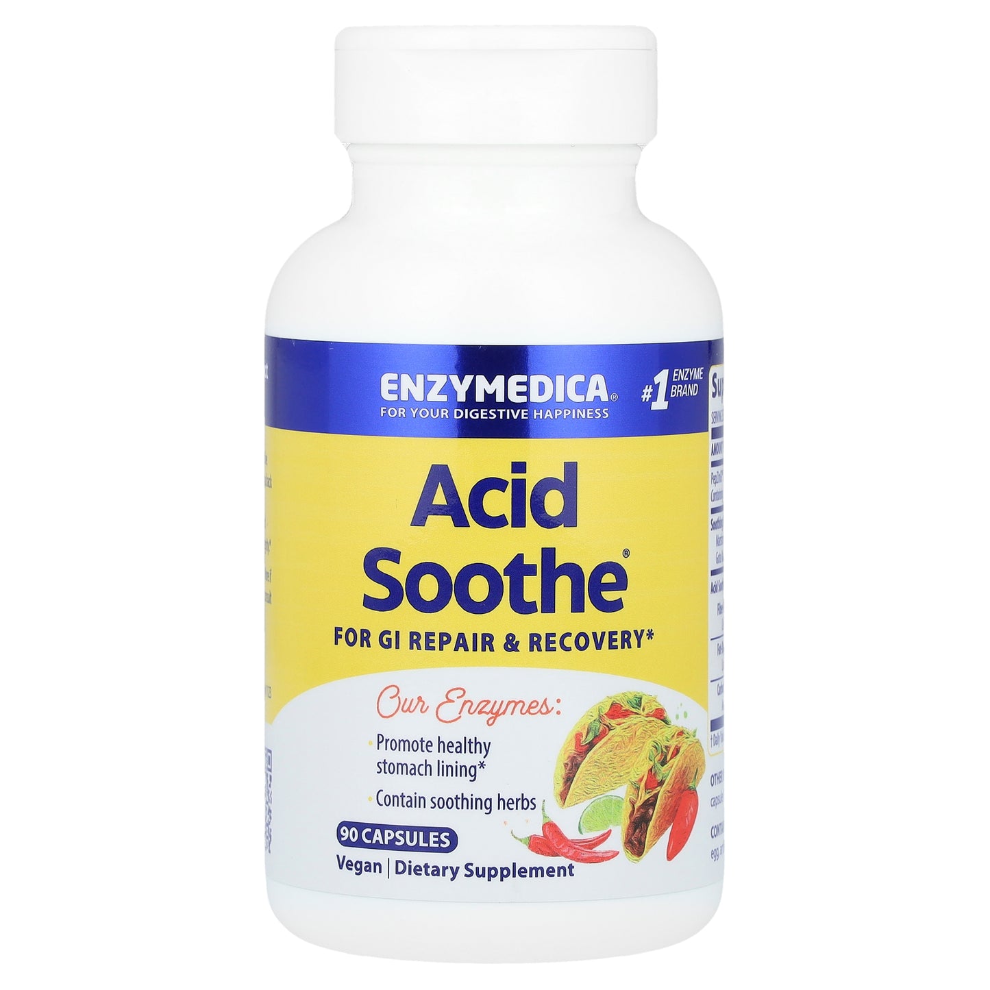 Enzymedica, Acid Soothe, 90 Capsules