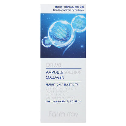 Farmstay, Dr. V8 Ampoule Solution Collagen, 1.01 fl oz (30 ml)