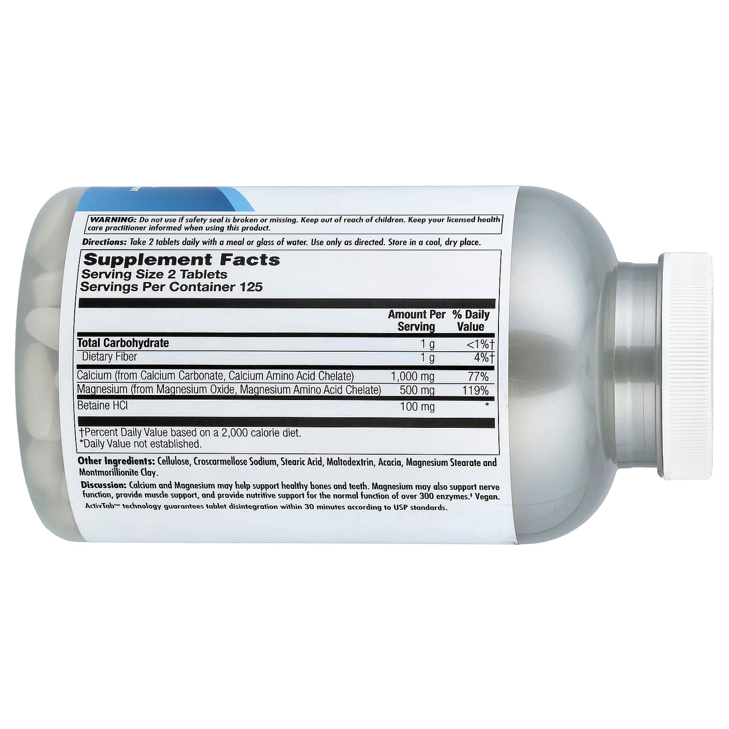 KAL, Calcium Magnesium, 250 Tablets