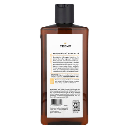 Cremo, Body Wash, Bourbon & Oak, 16 fl oz (473 ml)