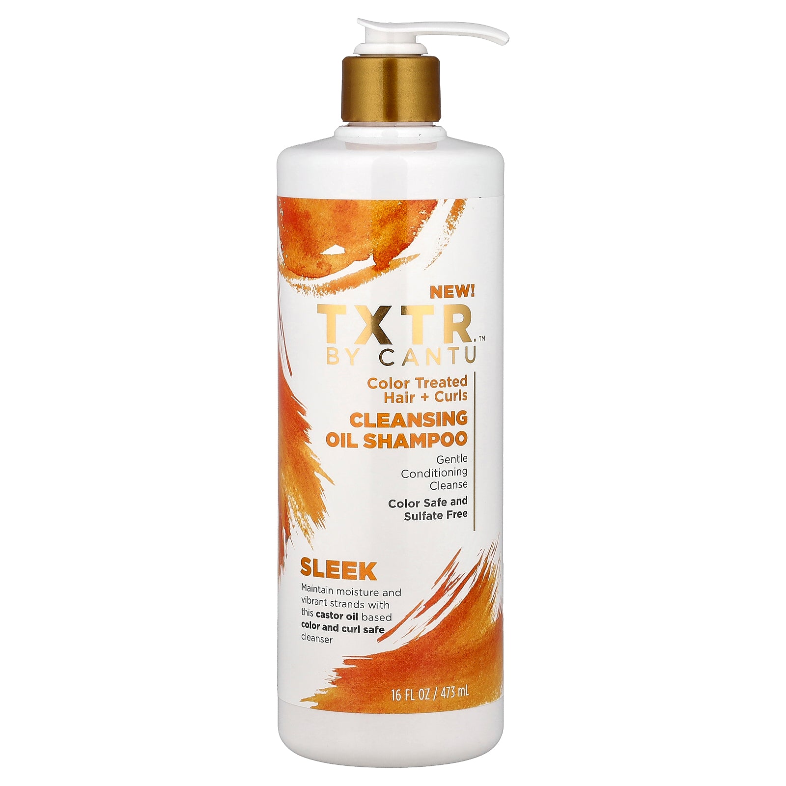 Cantu, TXTR™, Cleansing Oil Shampoo, Color Treated Hair + Curls, 16 fl oz (473 ml)