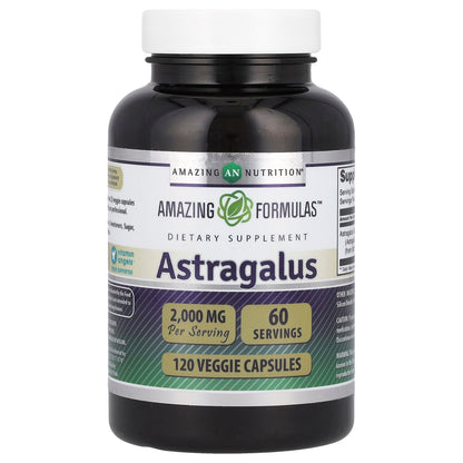 Amazing Nutrition, Astragalus, 2,000 mg, 120 Veggie Capsules (1,000 mg per Capsule)