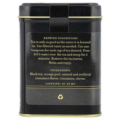 Harney & Sons, Black Tea, Hot Cinnamon Spice™, 4 oz (112 g)