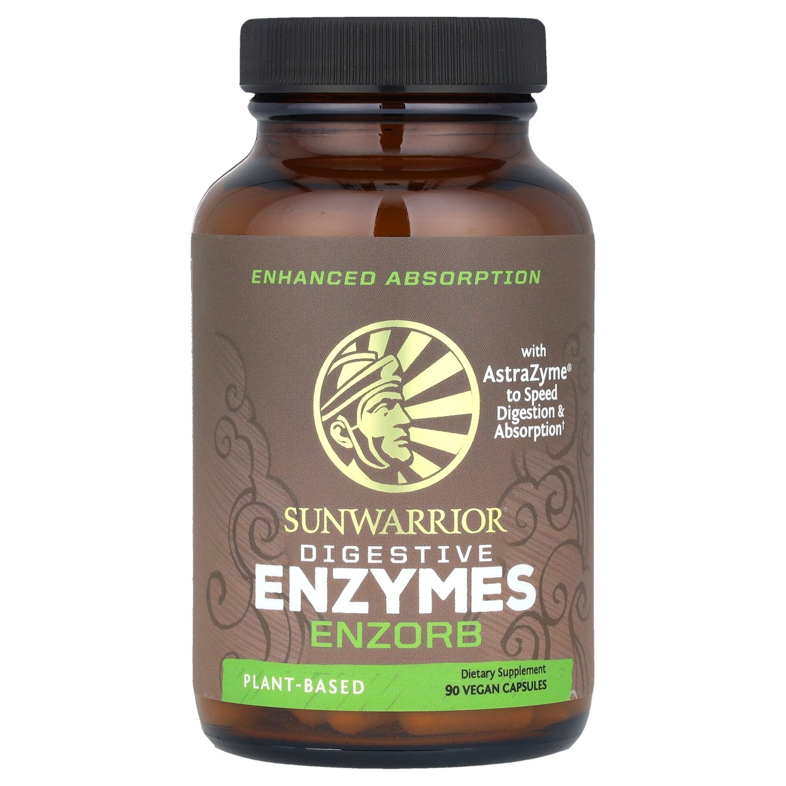 Sunwarrior, Digestive Enzymes, Enzorb , 90 Vegan Capsules