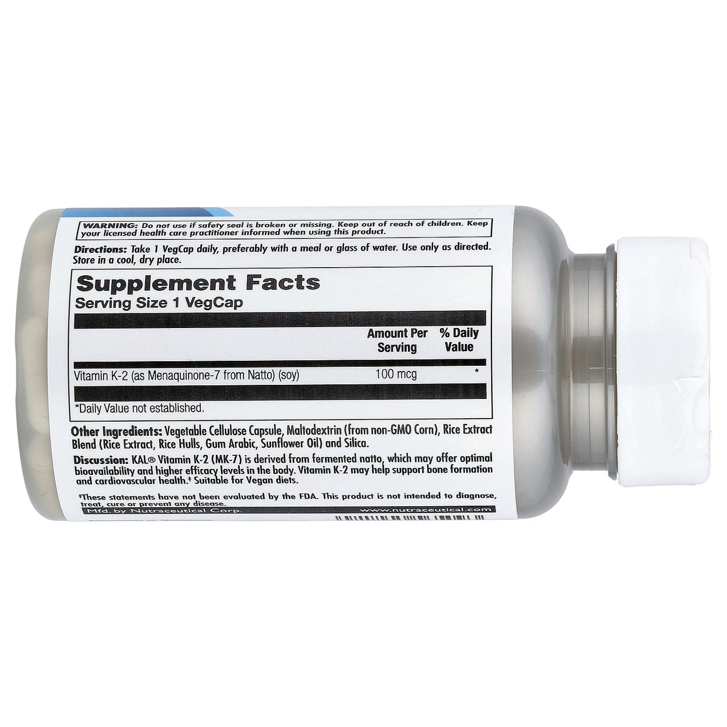 KAL, K-2, 100 mcg, 60 VegCaps