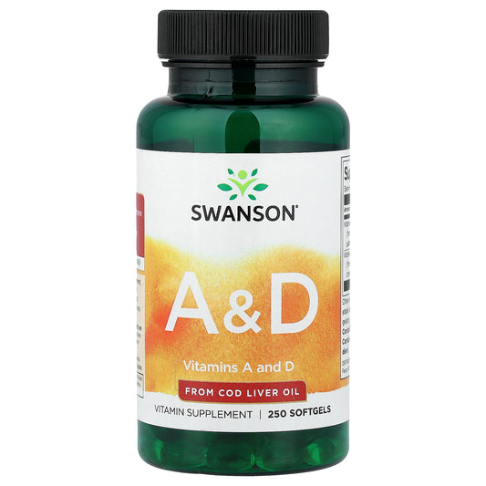 Swanson, Vitamins A & D, 250 Softgels