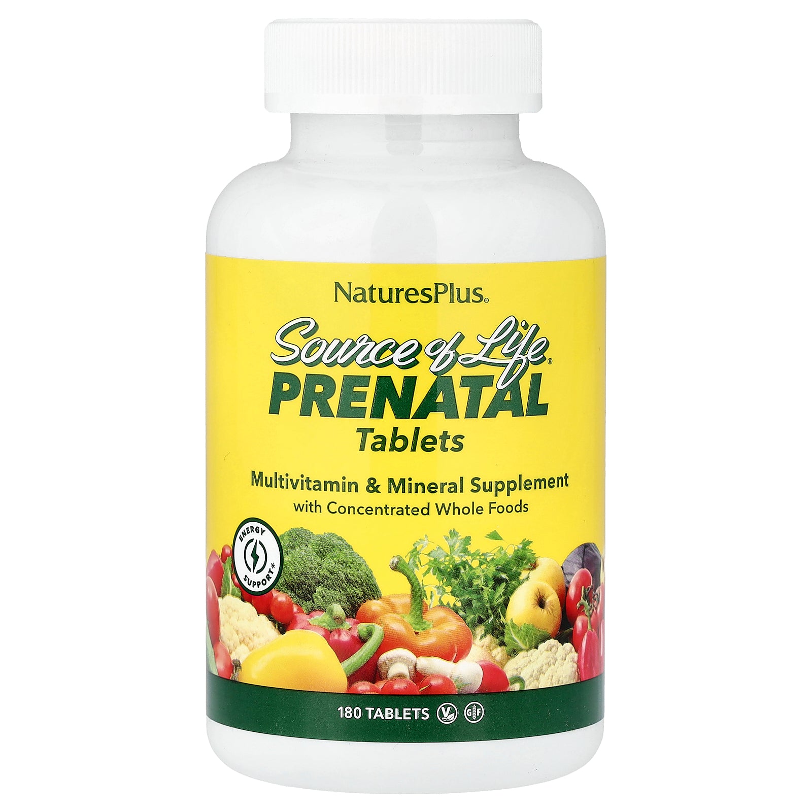 NaturesPlus, Source of Life®, Prenatal, 180 Tablets