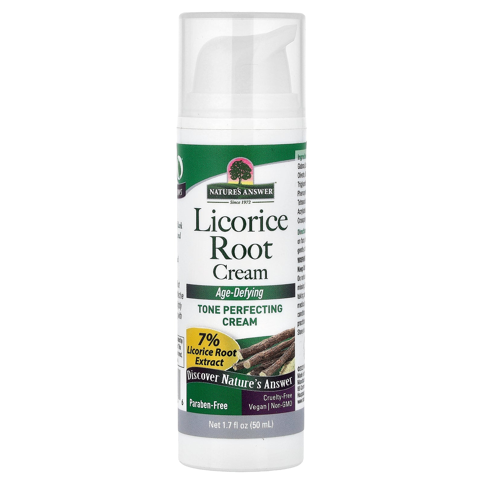 Nature's Answer, Licorice Root Cream, 1.7 fl oz (50 ml)
