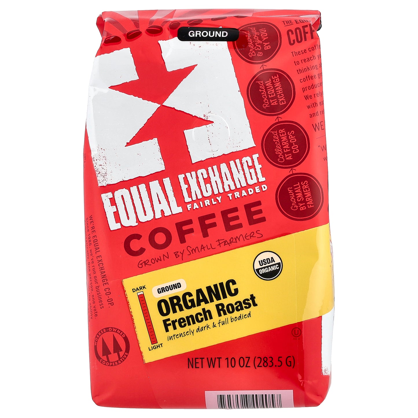 Equal Exchange, Organic Coffee, Ground, French Roast, 10 oz (283.5 g)