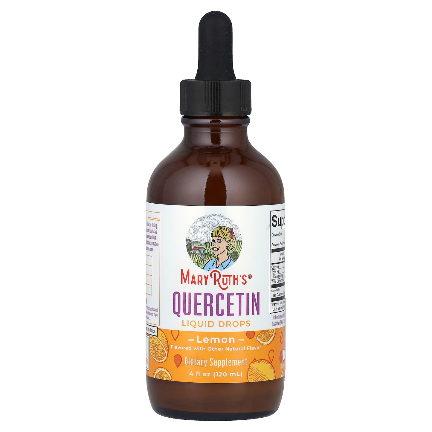 MaryRuth's, Quercetin Liquid Drops, Lemon, 4 fl oz (120 ml)