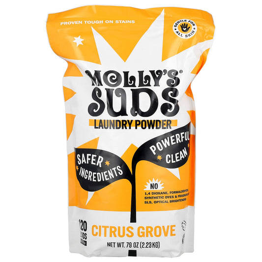 Molly's Suds, Laundry Powder, Citrus Grove, 79 oz (2.23 kg)