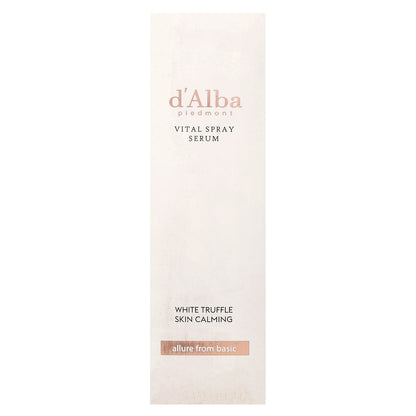 d'Alba, White Truffle Vital Spray Serum, 3.38 fl oz (100 ml)