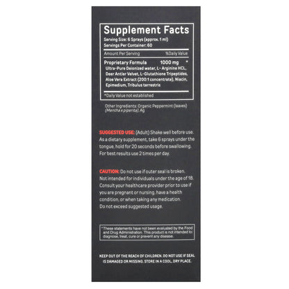 Bucked Up, Deer Antler Spray, Post Workout, 2 oz (60 ml)