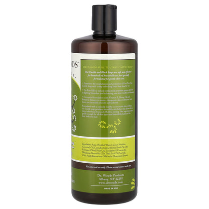 Dr. Woods, Tea Tree Castile Soap, 32 fl oz (946 ml)