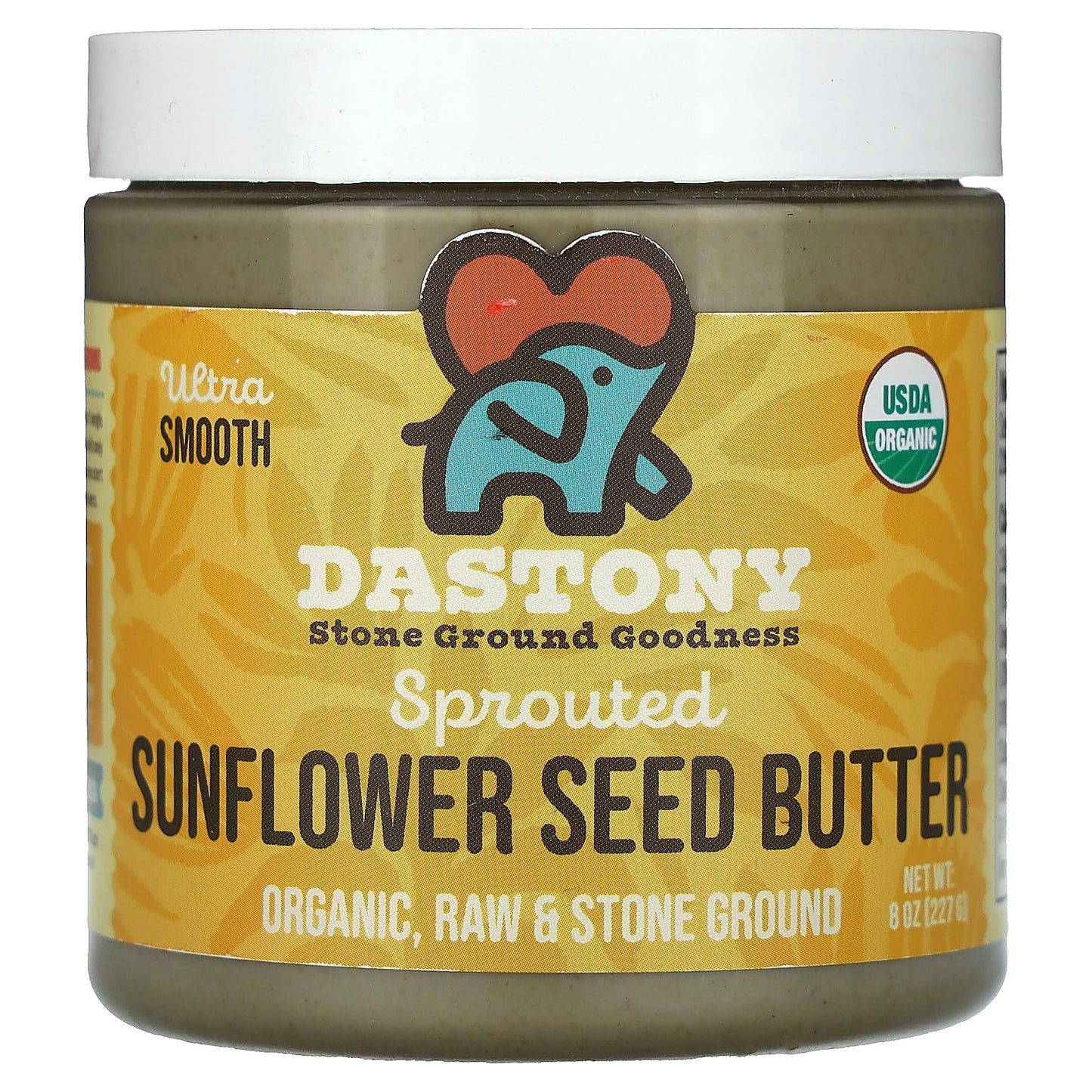 Dastony, Sprouted Sunflower Seed Butter, 8 oz (227 g)