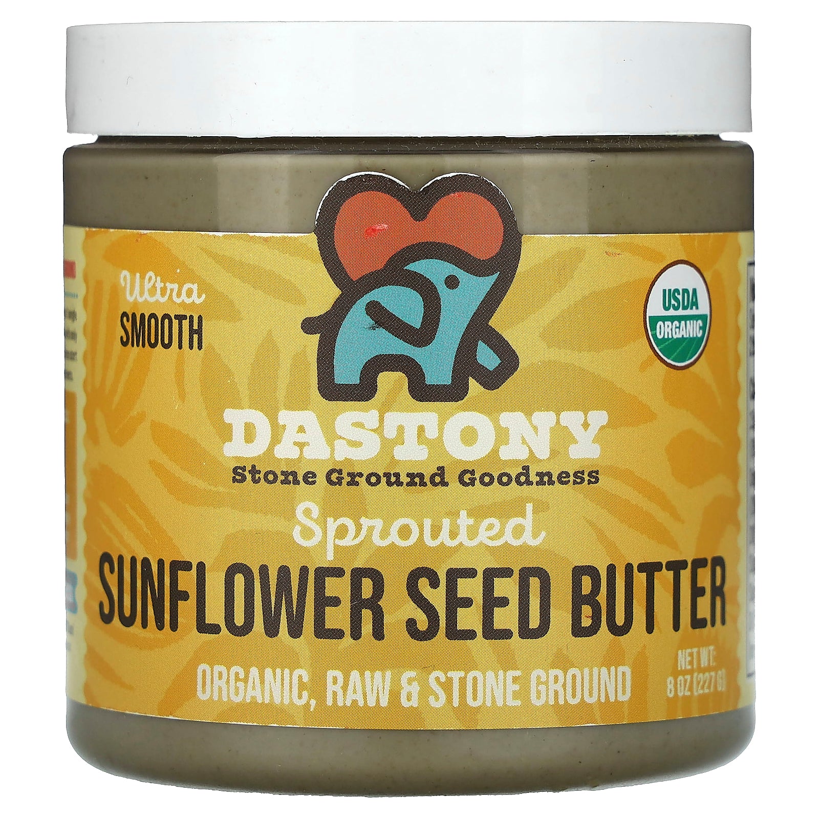 Dastony, Sprouted Sunflower Seed Butter, 8 oz (227 g)