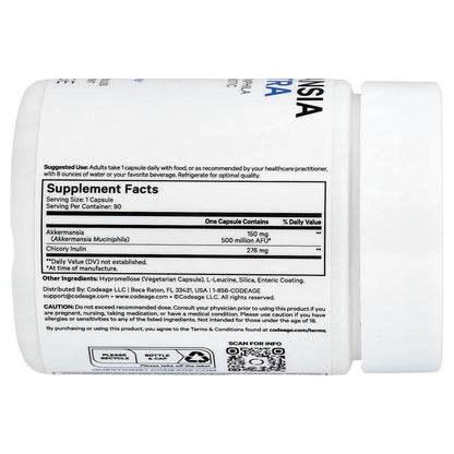 Codeage, Akkermansia 500 Ultra, 90 Vegetable Capsules