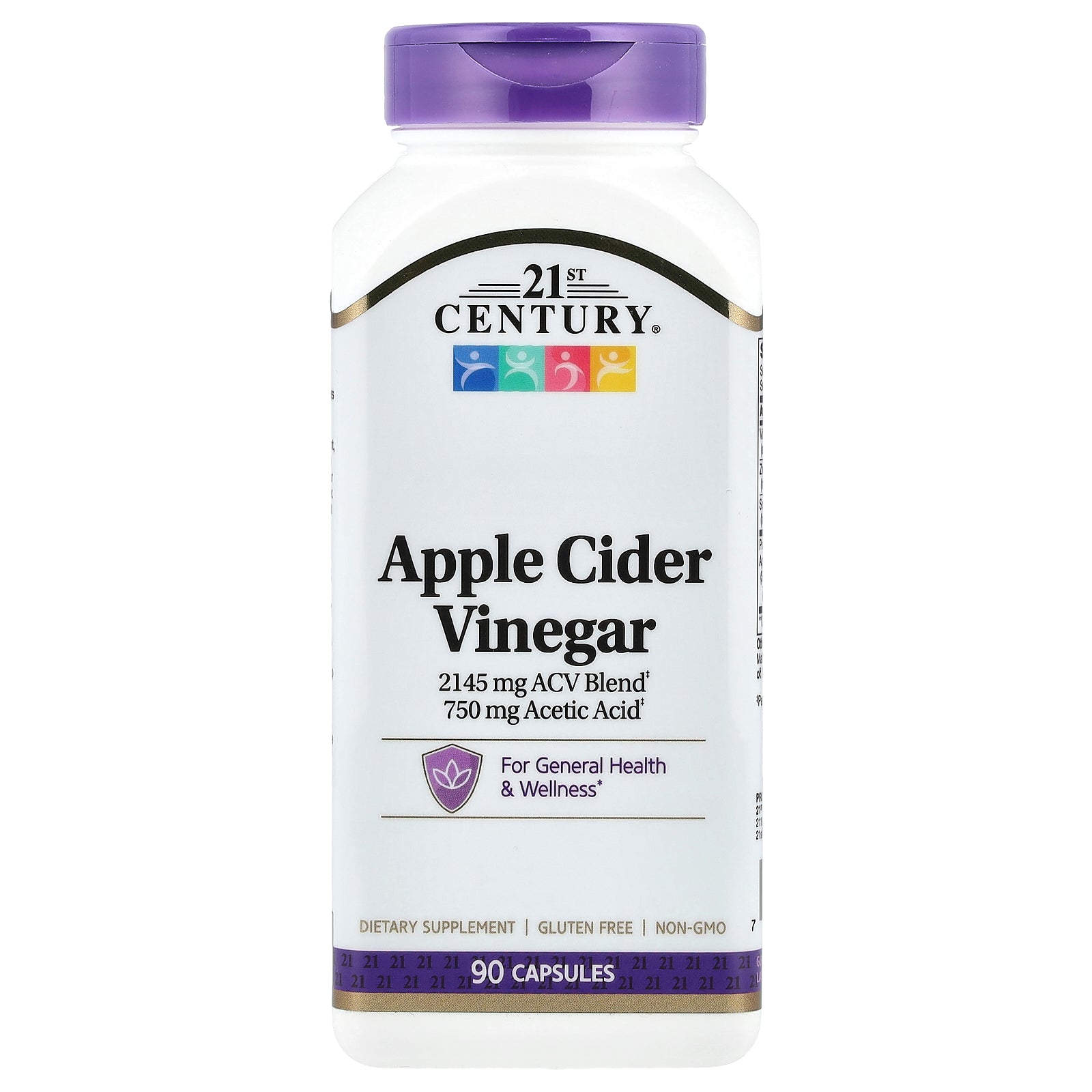 21st Century, Apple Cider Vinegar, 90 Capsules