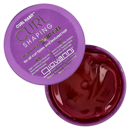 Giovanni, Curl Habit™, Curl Shaping Hair Gel, Medium Hold, For All Curl Types and Textured Hair, 10.5 fl oz (310 ml)
