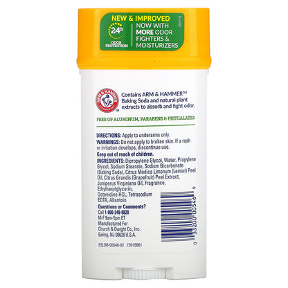 Arm & Hammer, Essentials with Natural Deodorizers, Deodorant, Juniper Berry, 2.5 oz (71 g)