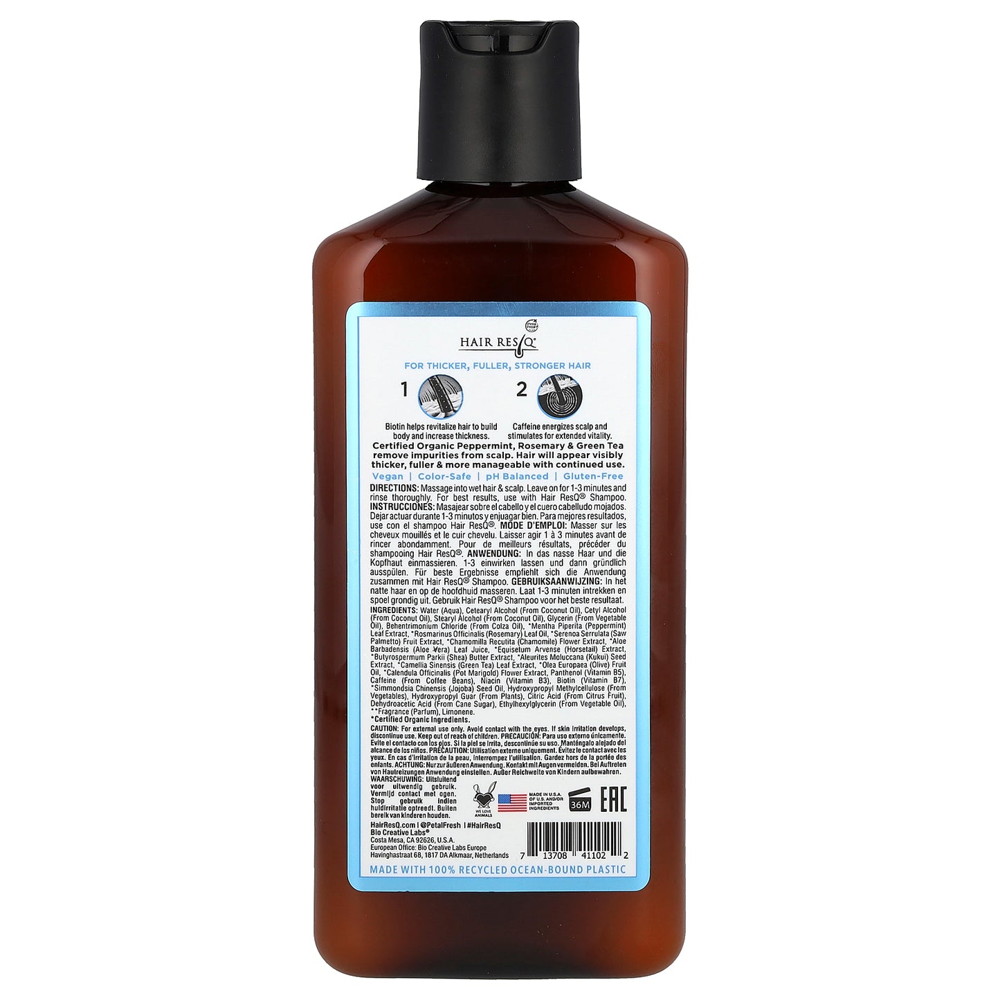 Petal Fresh, Hair ResQ®, Thickening Treatment, Thickening Original Formula Weightless Conditioner, For Thinning Hair, 12 fl oz (355 ml)