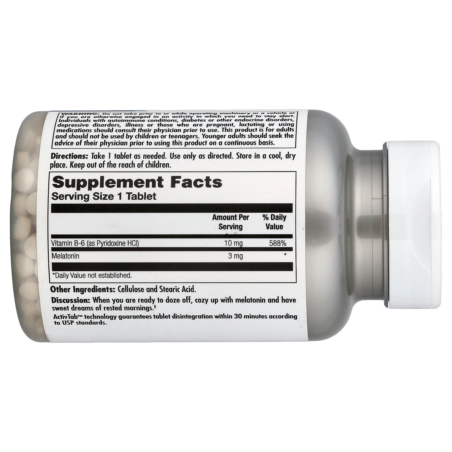 KAL, Melatonin, 120 Tablets