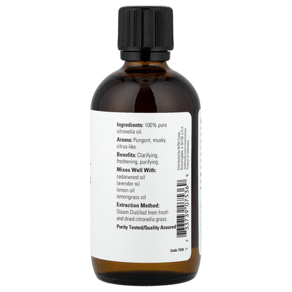 NOW Foods, Essential Oils, Citronella, 4 fl oz (118 ml)