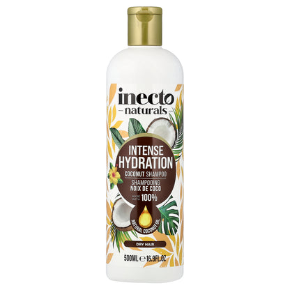 Inecto, Intense Hydration, Coconut Shampoo, Dry Hair, 16.9 fl oz (500 ml)