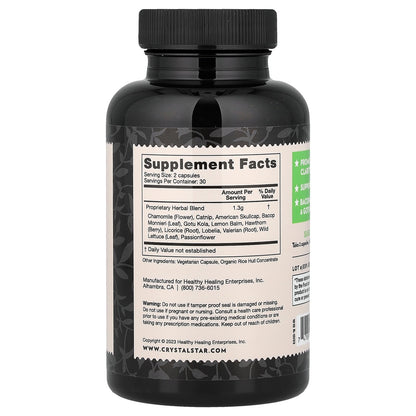 Crystal Star, Focus, 60 Vegetarian Capsules