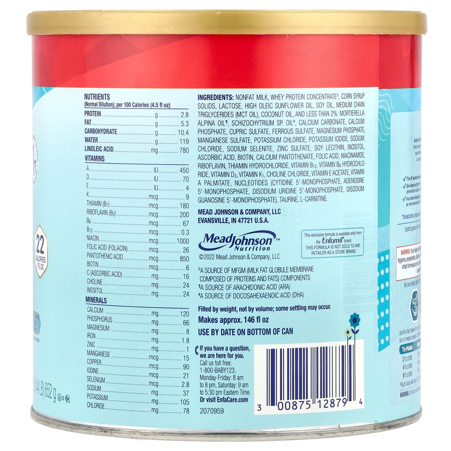 Enfamil, NeuroPro™ EnfaCare®, Infant Formula, 23 oz (652 g)