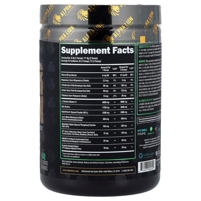 ALPHA LION, SuperHuman Pump, Blue Steel, Blueberry Mojito, 13.18 oz (373 g)