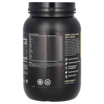 Animal, Isolate Loaded Whey Protein Powder, Strawberry, 2 lb (907 g)
