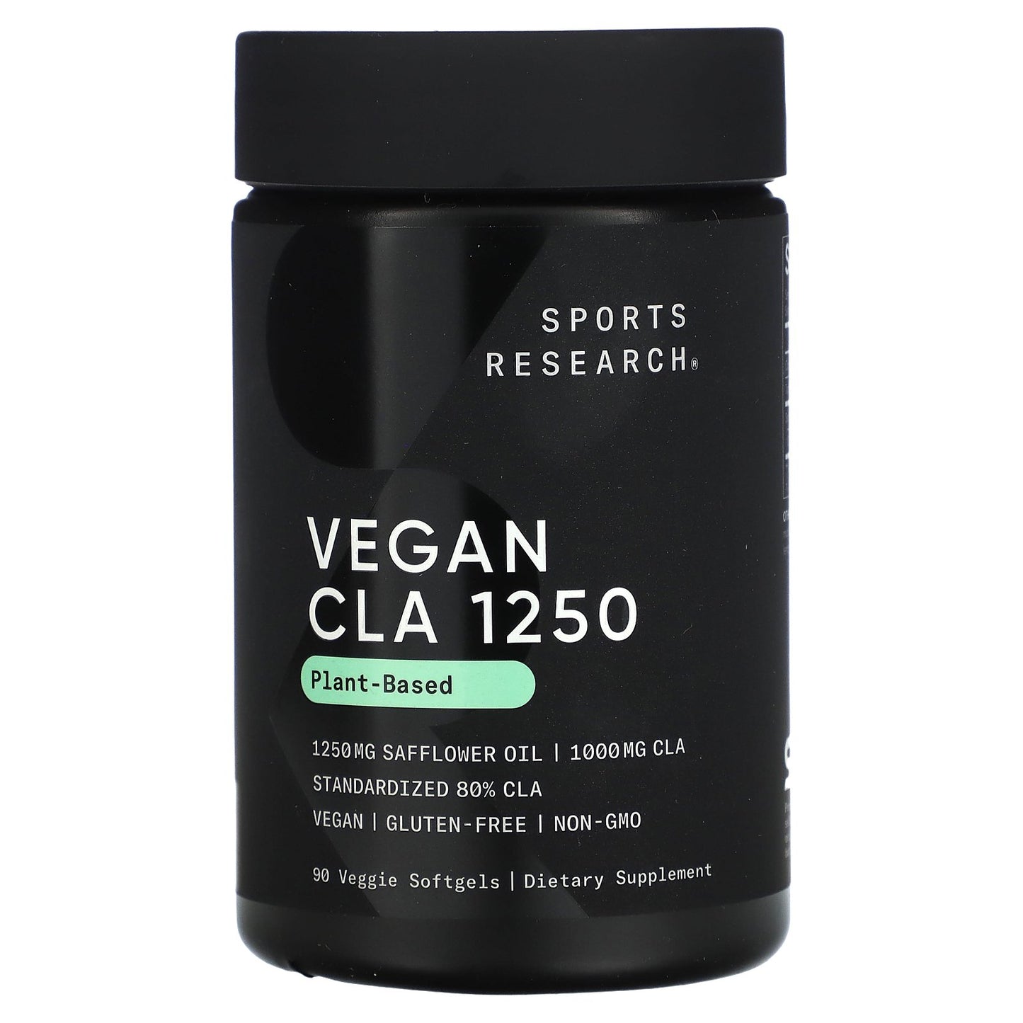 Sports Research, Vegan CLA 1250, 1,250 mg, 90 Veggie Softgels